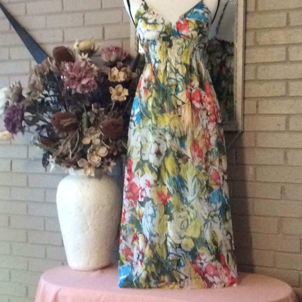 She’s Cool  maxi Dress 100% polyester.NWOT